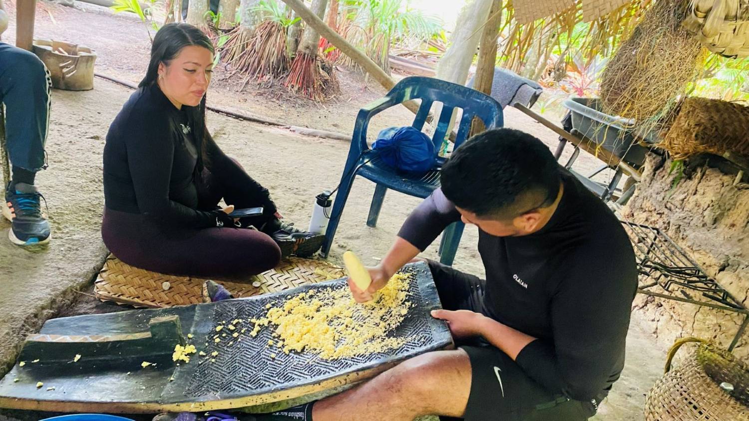 Taller de la yuca brava en la comunidad El Venado